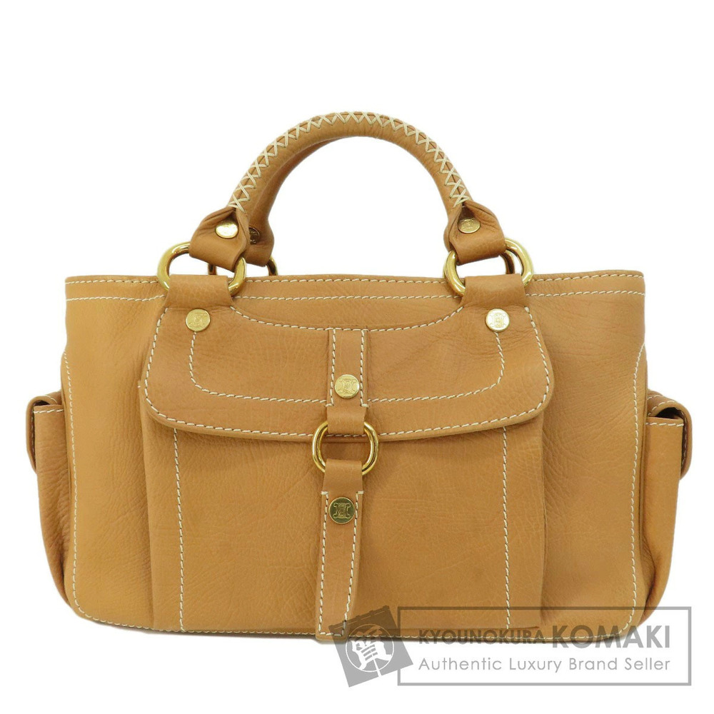 Celine Boogie Bag Leather Handbag
